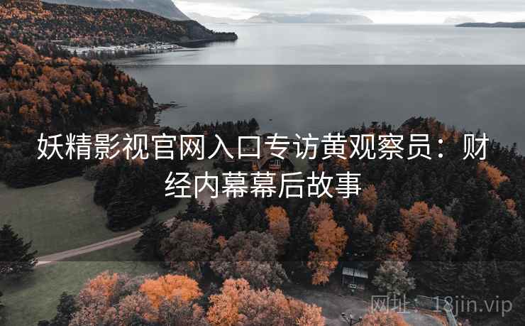 妖精影视官网入口专访黄观察员：财经内幕幕后故事